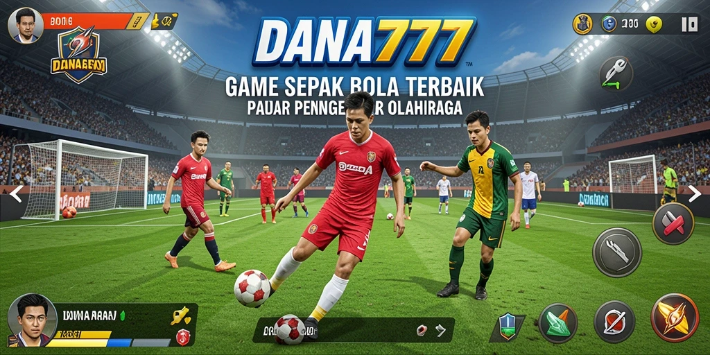 Gameplay seru DANA777 dengan aksi sepak bola yang menegangkan.