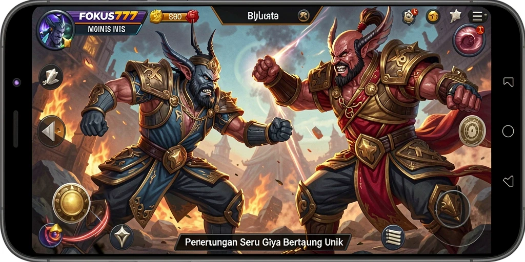 Screenshot gameplay FOKUS777 yang penuh aksi dan ketegangan.