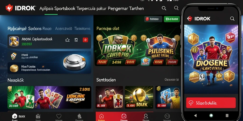 Screenshot utama IDROK menampilkan antarmuka taruhan yang menarik dan informatif.