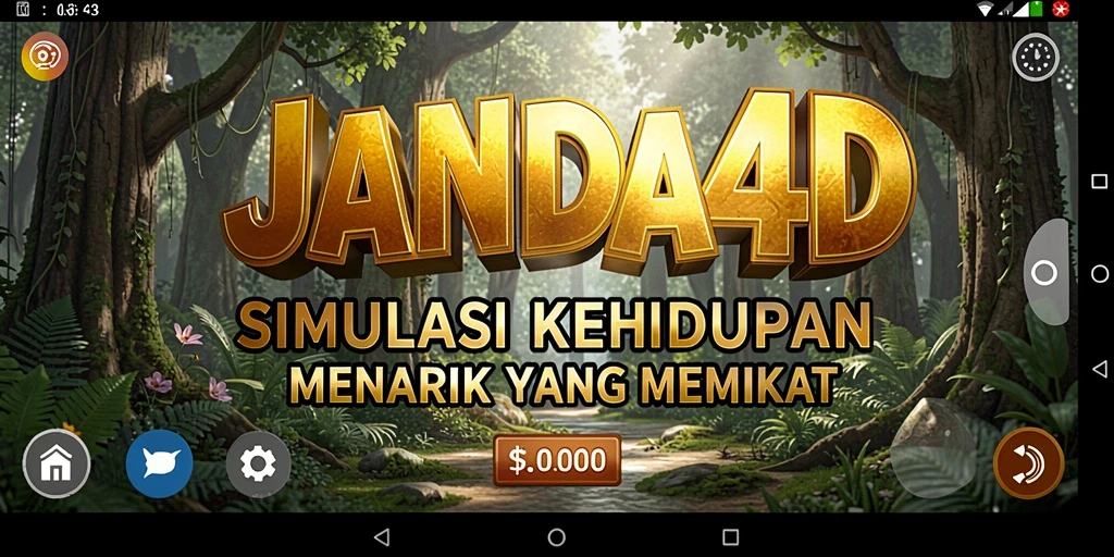 Screenshot gameplay JANDA4D yang menampilkan aktivitas menarik dalam simulasi.
