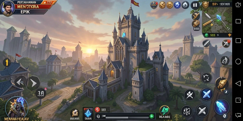 Tampilan gameplay L777 menampilkan strategi menara yang mendebarkan.