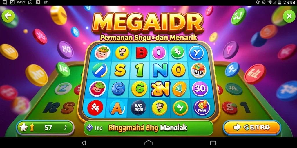 Tampilan gameplay Bingo yang seru dan interaktif di MEGAIDR.