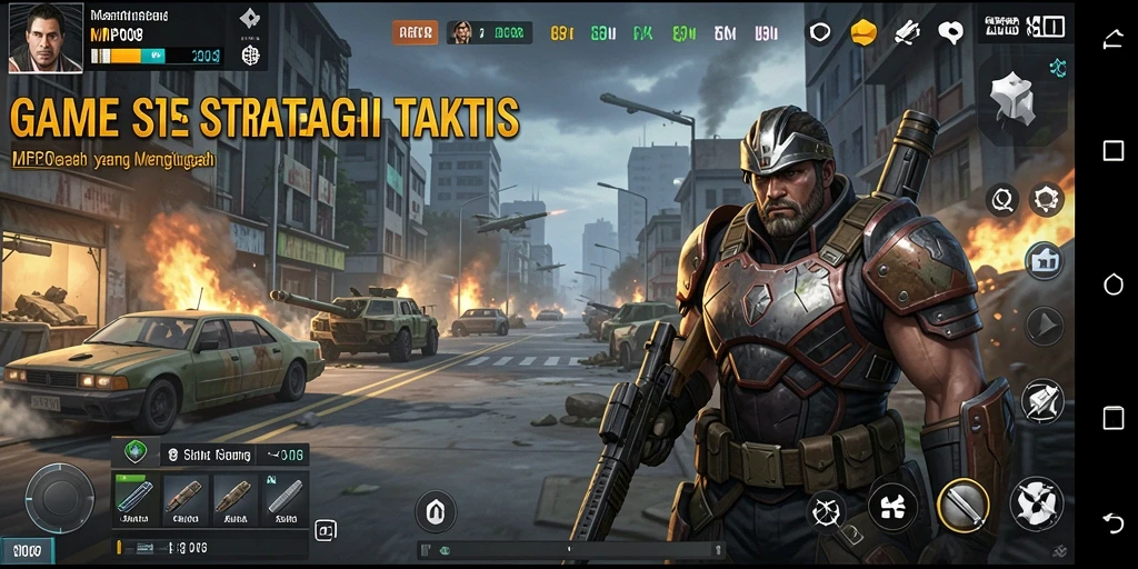 Tampilan gameplay MPO08 yang mendebarkan dalam pertempuran strategis.