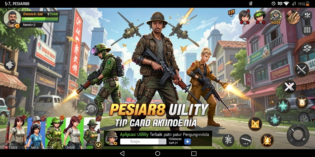 Tampilan antarmuka PESIAR88 yang bersih dan intuitif.
