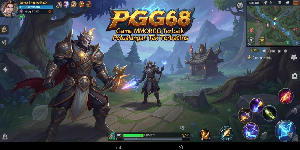 Screenshot PGG68 menampilkan aksi menarik dalam pertempuran MMORPG.