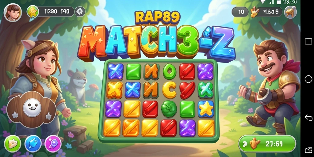 Tampilan gameplay seru dari RAP89 dengan grafis yang menakjubkan.
