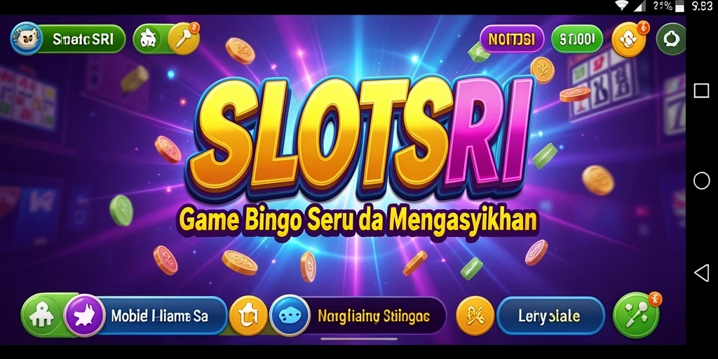 Screenshot utama SLOTSRI menampilkan gameplay seru Bingo yang mengasyikkan.