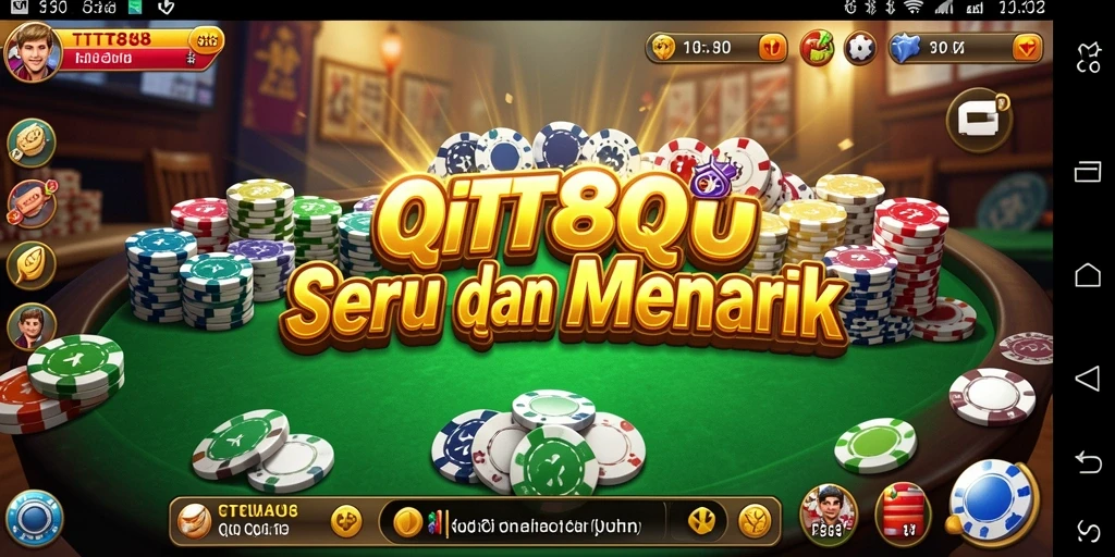 Screenshot gameplay QiuQiu yang seru dan menantang.